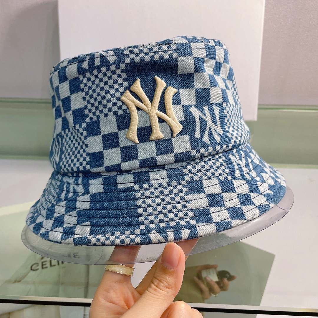 New York Yankees Canvas Bucket Hat - EUR FASHION