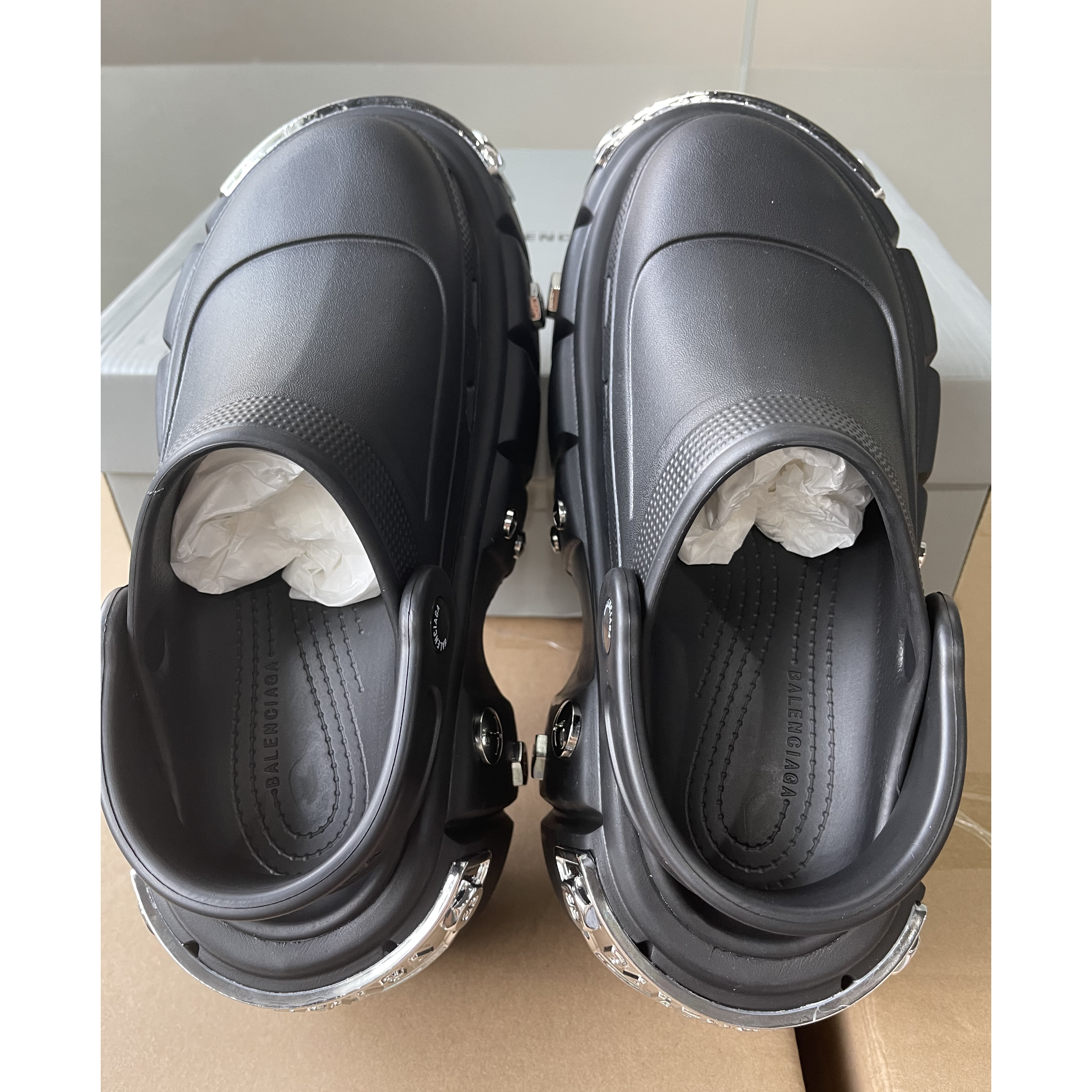 Balenciaga HardCrocs™ Sandal In black Rubber - EUR FASHION