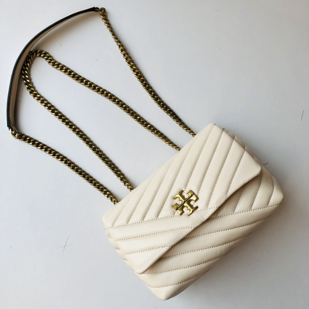 ToryBurch Kira Chevron Convertible Shoulder Bag(22.5-15-8cm)  TB316S90452 - EUR FASHION