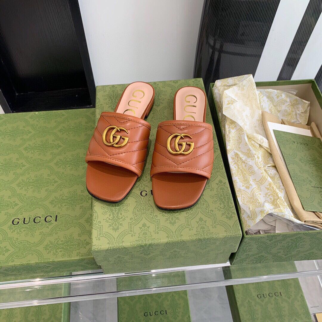 Gucci Women's Slide With Double G - EUR FASHION