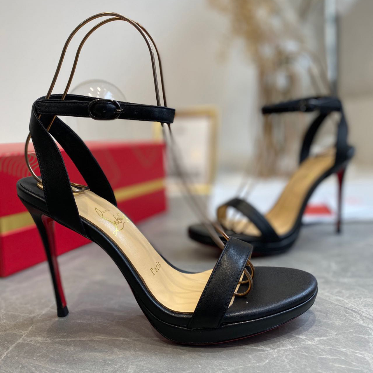 Christian Louboutin High Heeled Sandals(10cm) - EUR FASHION