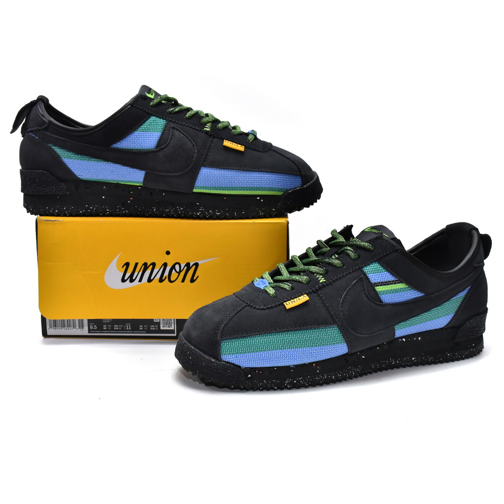 Union LA x Nike Cortez Off-Noir Sneaker   DR1413-001 - EUR FASHION