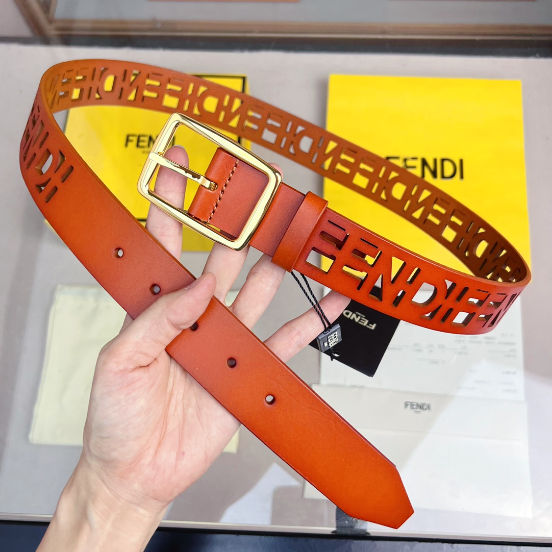 Fendi Leather Belt  - EUR FASHION