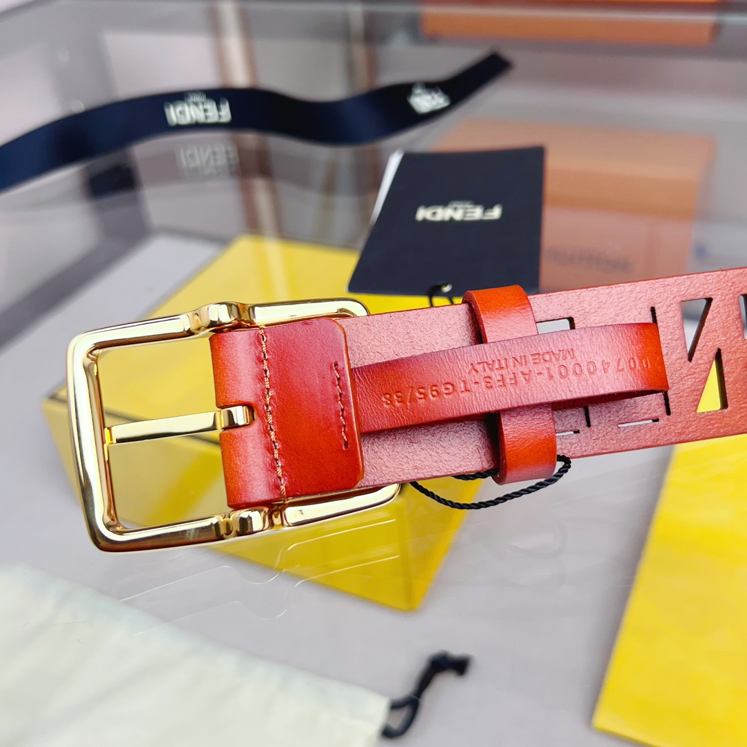 Fendi Leather Belt  - EUR FASHION