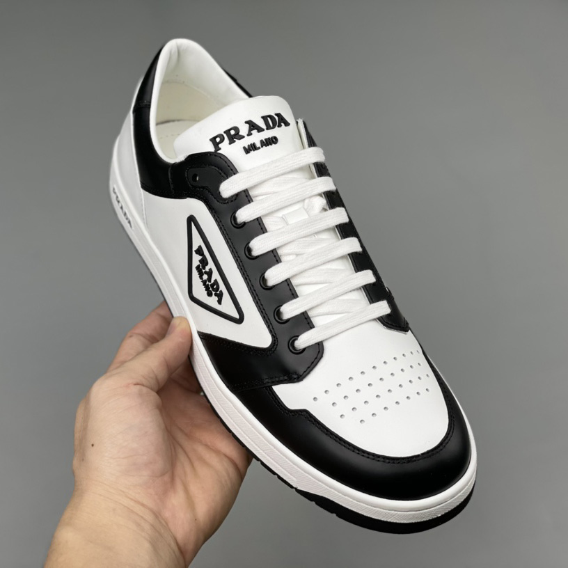 Prada District Leather Sneakers（Upon uk Size） - EUR FASHION