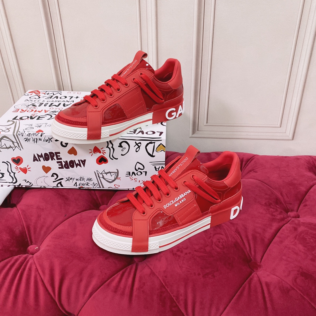 Dolce & Gabbana Mixed-Material Custom 2.Zero Sneakers - EUR FASHION