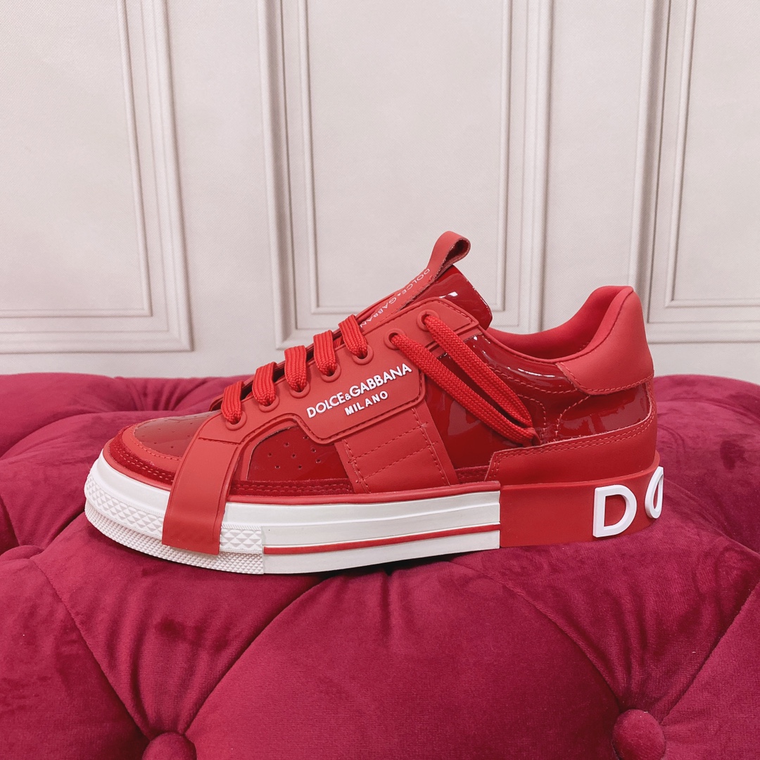 Dolce & Gabbana Mixed-Material Custom 2.Zero Sneakers - EUR FASHION