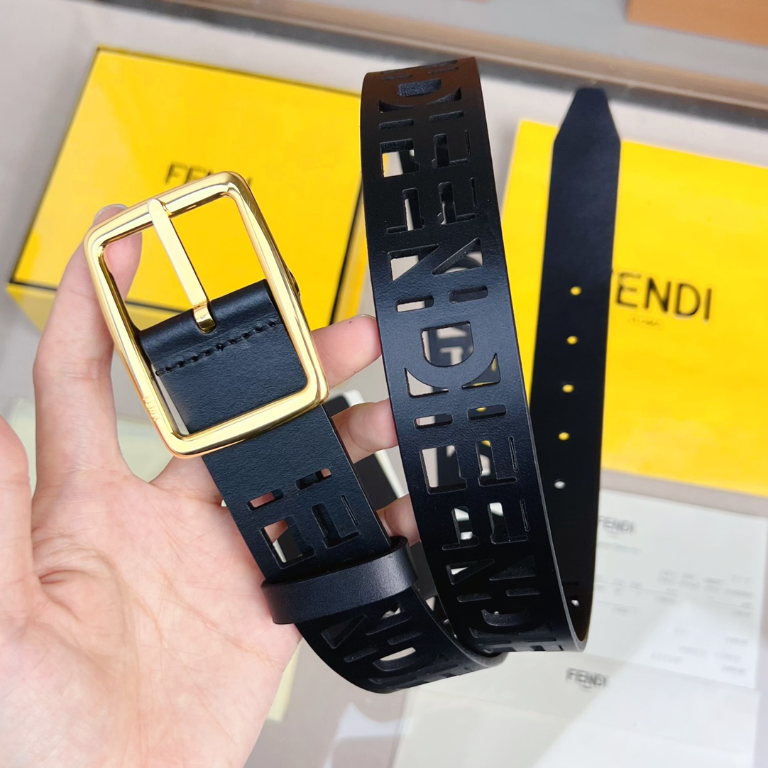 Fendi Leather Belt  - EUR FASHION