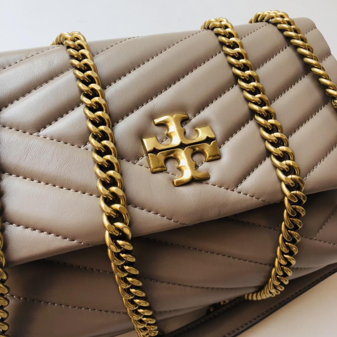 ToryBurch Kira Chevron Convertible Shoulder Bag(22.5-15-8cm)  TB316S90452 - EUR FASHION