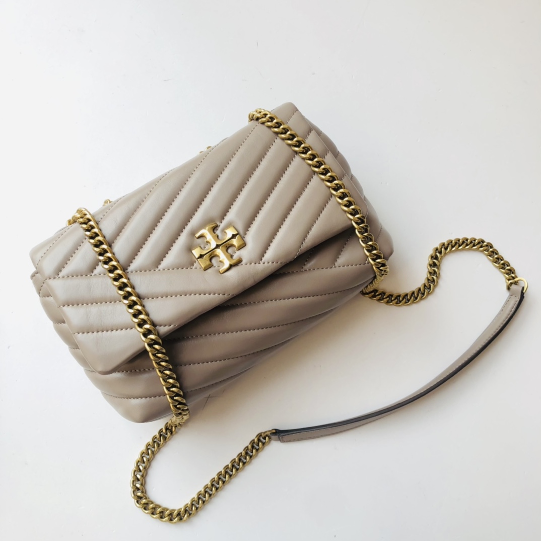 ToryBurch Kira Chevron Convertible Shoulder Bag(22.5-15-8cm)  TB316S90452 - EUR FASHION