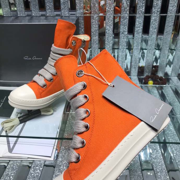 Rick Owens High Top Sneakers - EUR FASHION