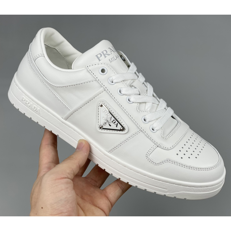 Prada Downtown Leather Sneakers - EUR FASHION