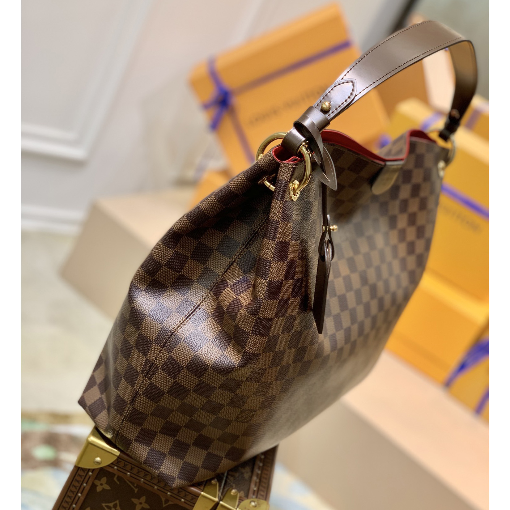 Louis Vuitton Graceful MM Hobo(41-35-14CM) - EUR FASHION