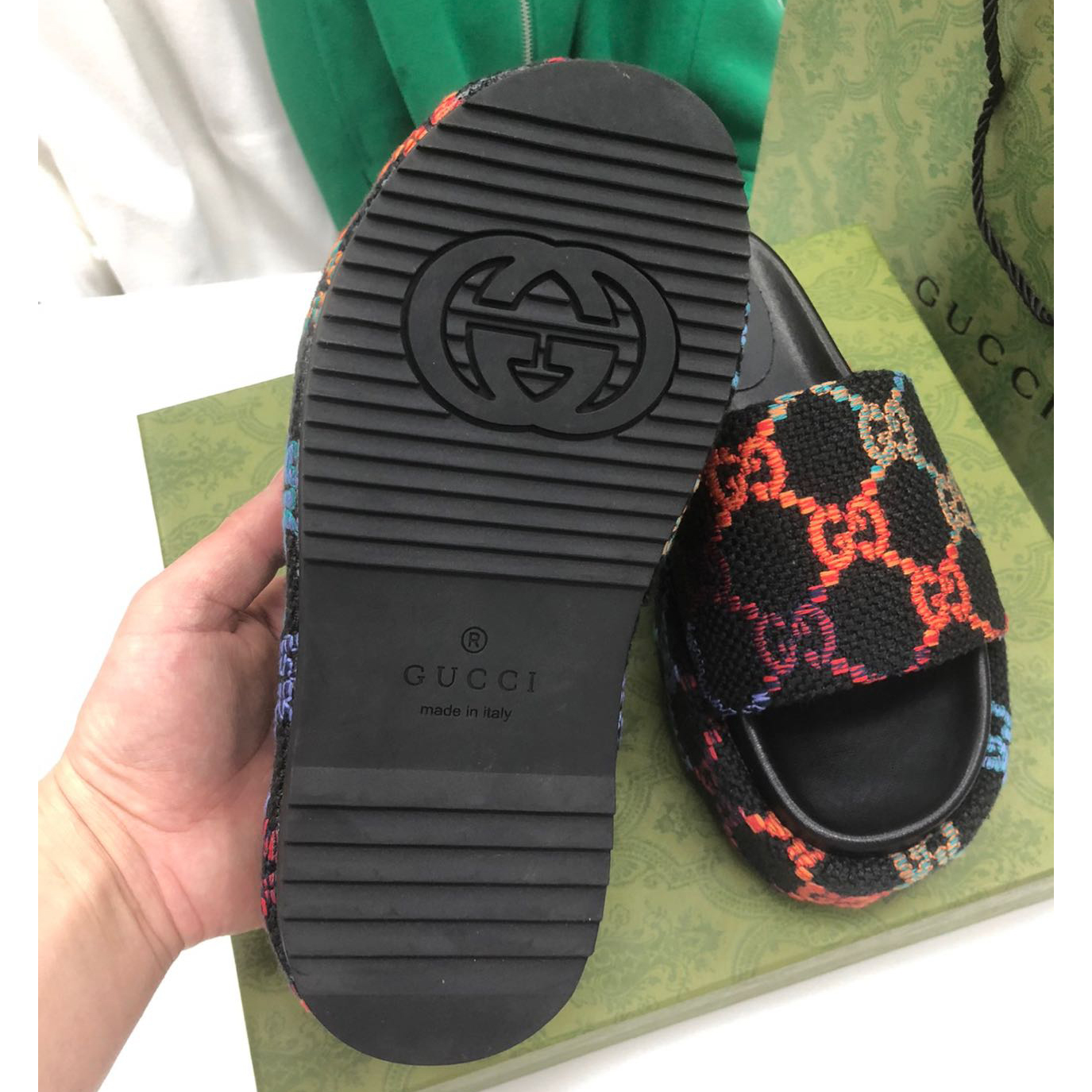 Gucci Platform Slide Sandal - EUR FASHION