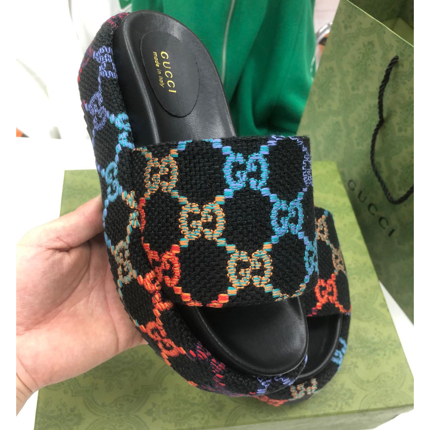 Gucci Platform Slide Sandal - EUR FASHION