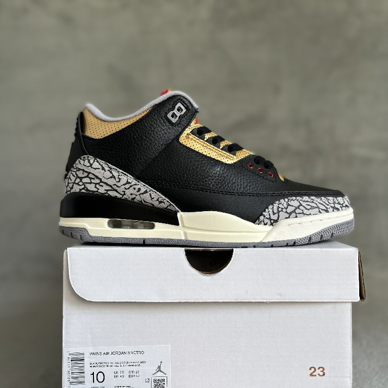 Jordan 3 Retro Black Gold  Sneakers  CK9246-067 - EUR FASHION