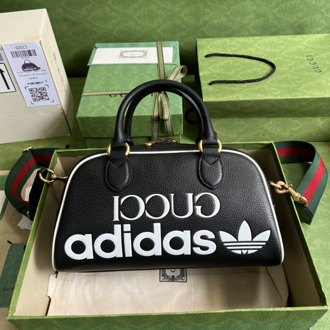 Adidas x Gucci Mini Duffle Bag(31.5-18-15.5cm) - EUR FASHION