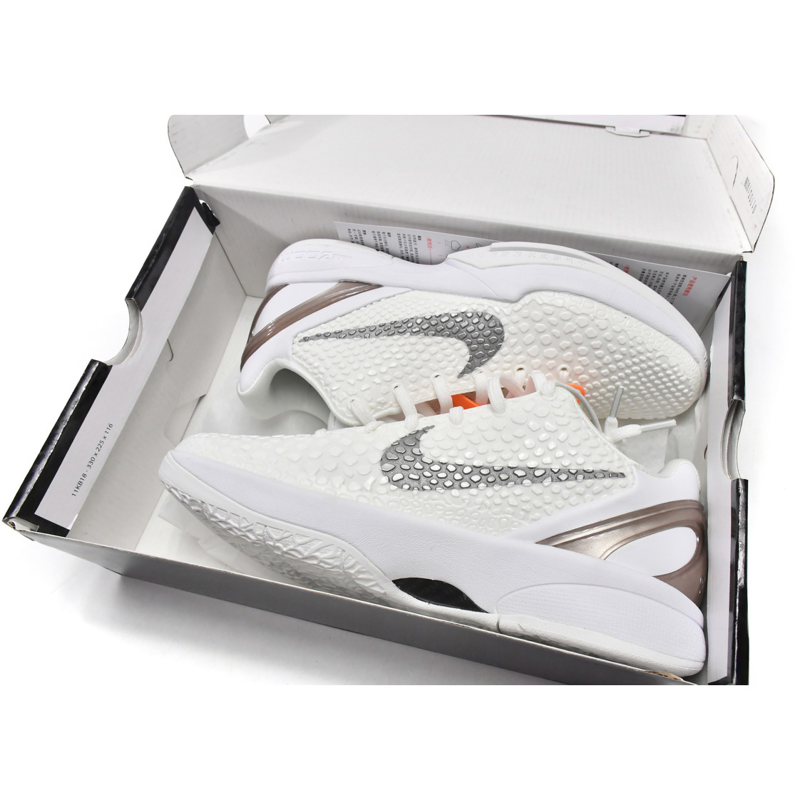 Nike Zoom Kobe VI PE White Sneaker    S96904-100 - EUR FASHION