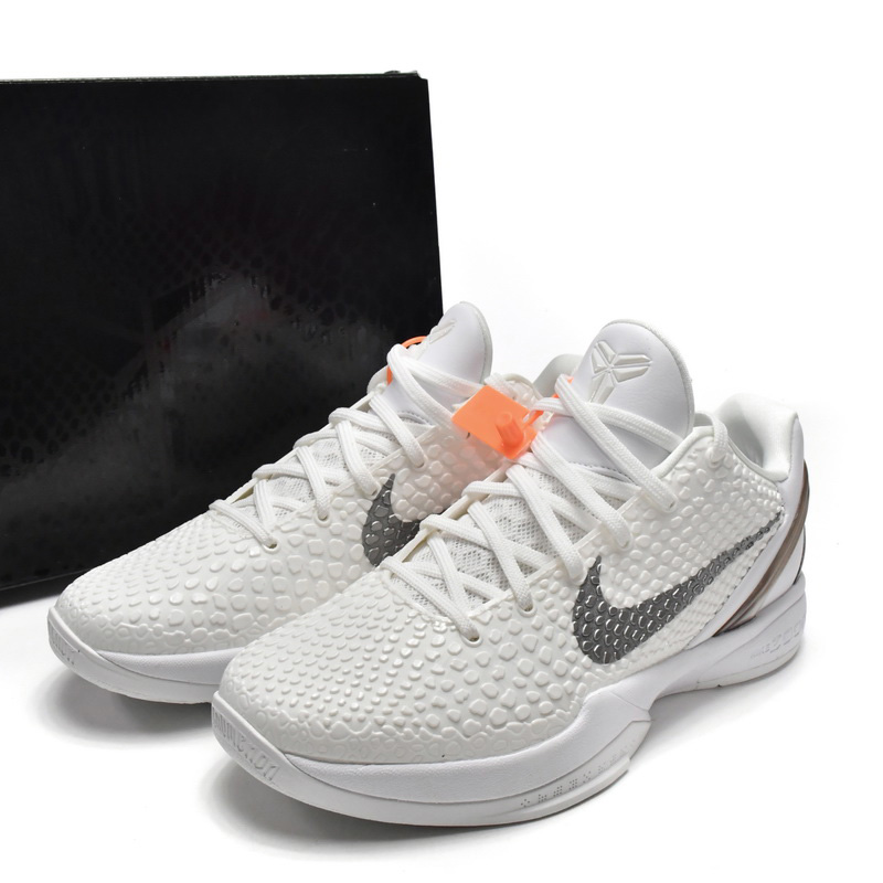 Nike Zoom Kobe VI PE White Sneaker    S96904-100 - EUR FASHION