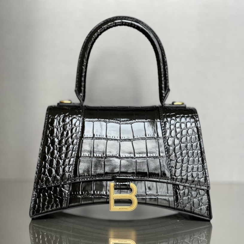 Balenciaga Hourglass Small Handbag In Black  - EUR FASHION