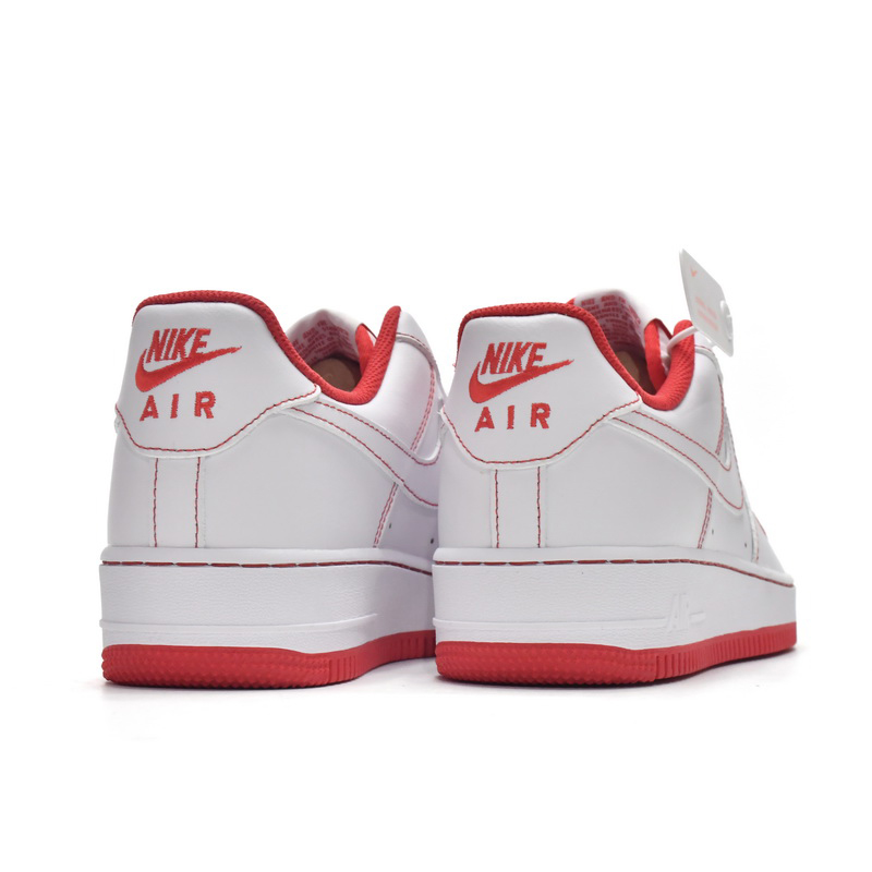 Nike Air Force 1 Low Contrast Stitch Red Sneaker   CV1724-100  - EUR FASHION