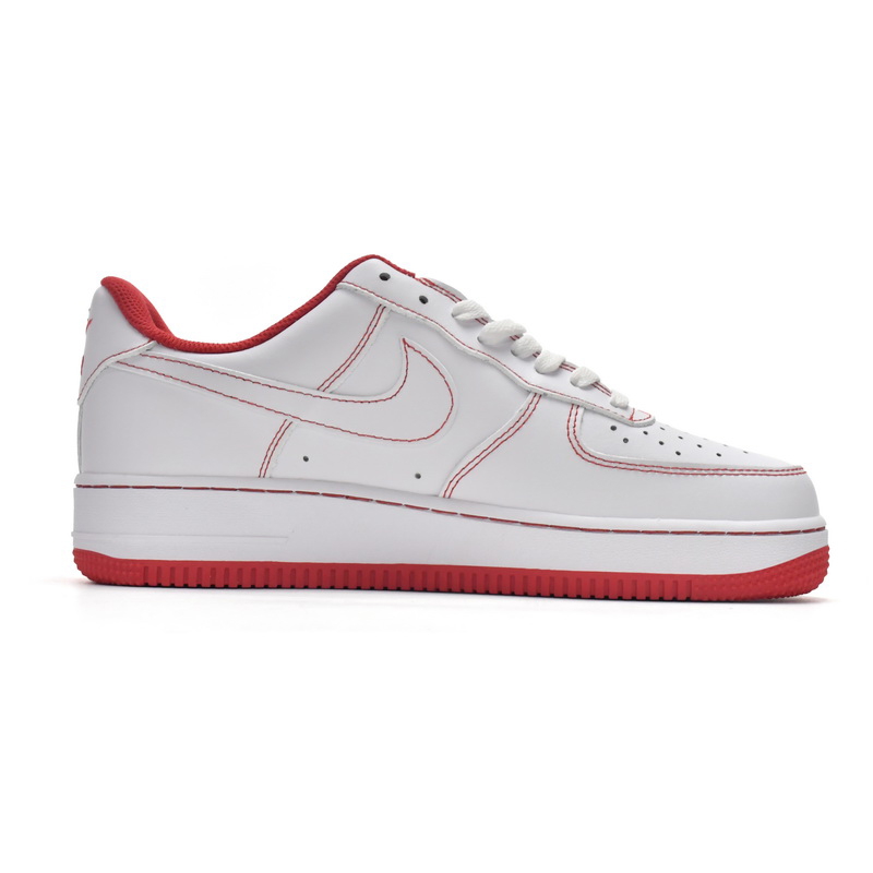 Nike Air Force 1 Low Contrast Stitch Red Sneaker   CV1724-100  - EUR FASHION