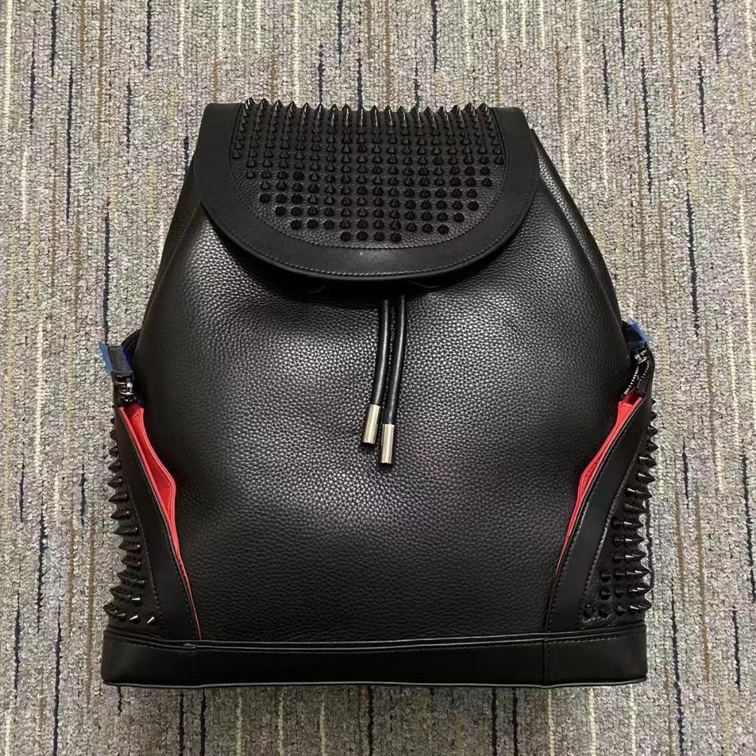 Christian Louboutin Black Backpack(39.5-31-16cm) - EUR FASHION