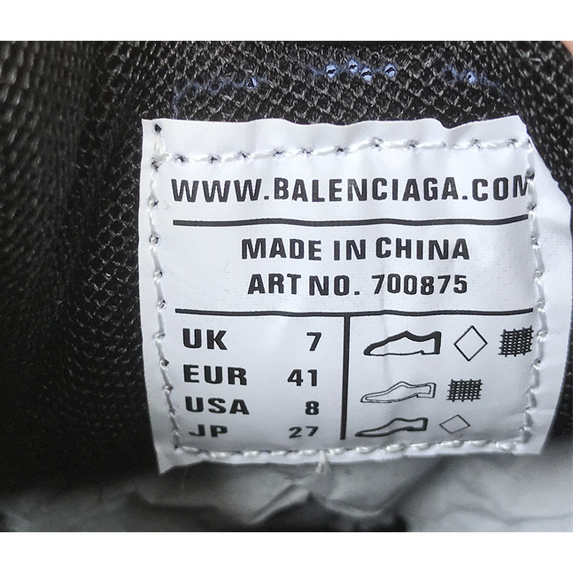 Balenciaga Phantom Trainer Low-Top Sneaker Black/White  - EUR FASHION