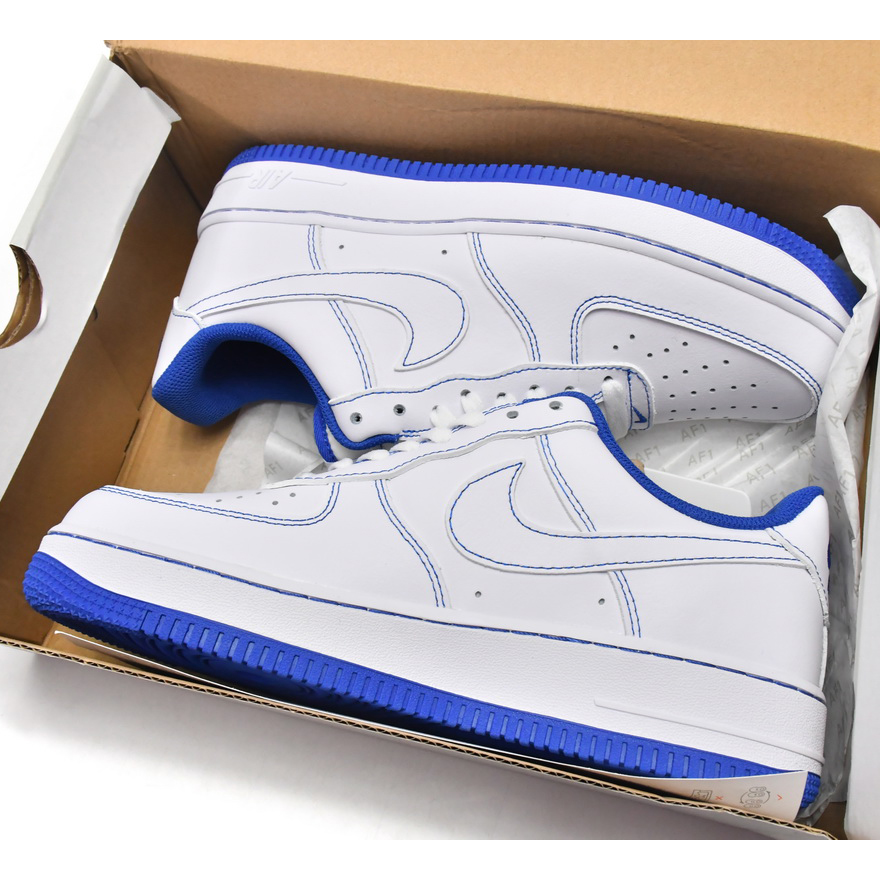 Nike Air Force 1 Low Contrast Stitch Blue Sneaker   CV1724-101 - EUR FASHION