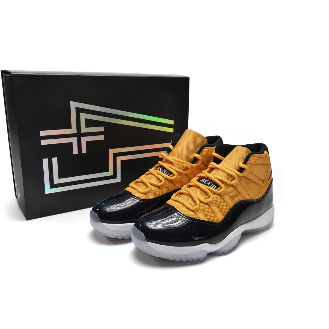  Air Jordan 11 Retro Black Yellow Sneaker    CT8012-118 - EUR FASHION