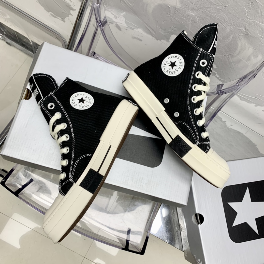 Rick Owensx Converse x  Drkshdw Drkstar Hi Sneakers - EUR FASHION