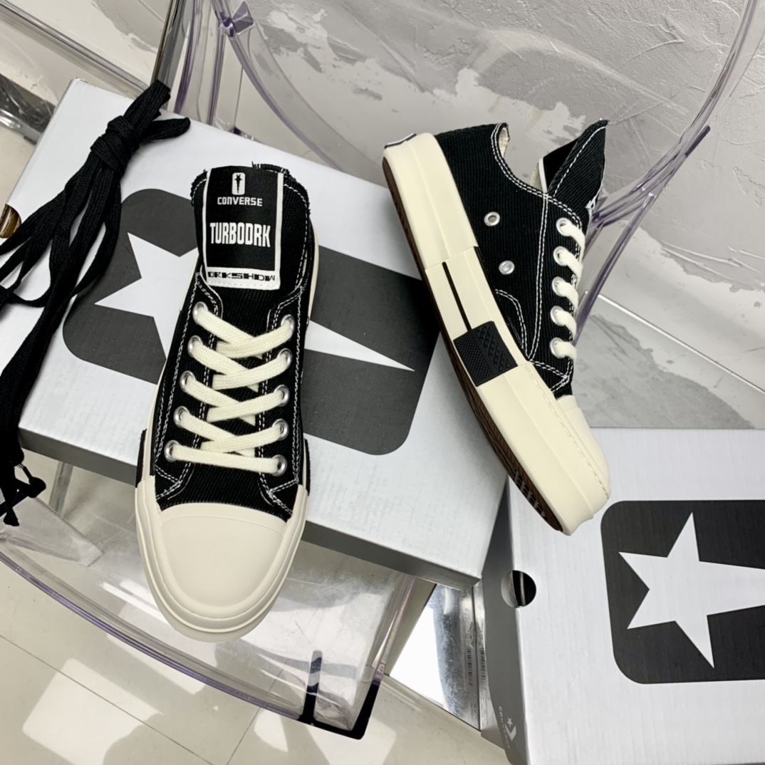 Rick Owensx Converse x  Drkshdw Drkstar Hi Sneakers - EUR FASHION