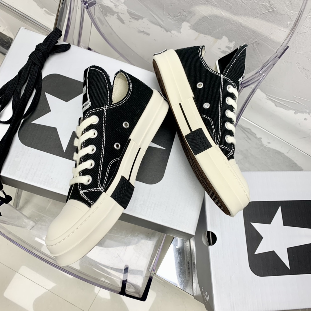 Rick Owensx Converse x  Drkshdw Drkstar Hi Sneakers - EUR FASHION