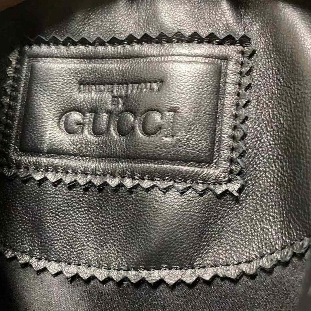 Gucci GG Leather Biker Jacket - EUR FASHION