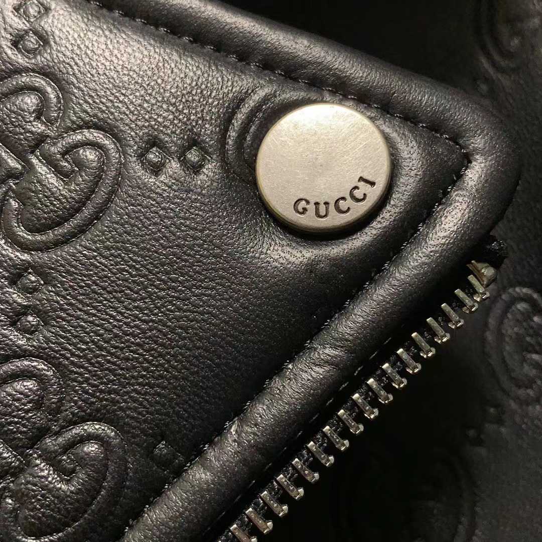 Gucci GG Leather Biker Jacket - EUR FASHION