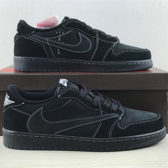 Travis Scott x Air Jordan 1 Low OG “Black Phantom” Sneaker   DM7866-001 - EUR FASHION