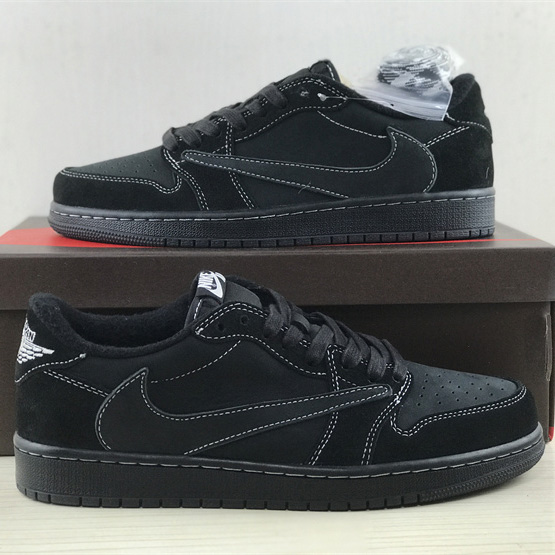 Travis Scott x Air Jordan 1 Low OG “Black Phantom” Sneaker   DM7866-001 - EUR FASHION