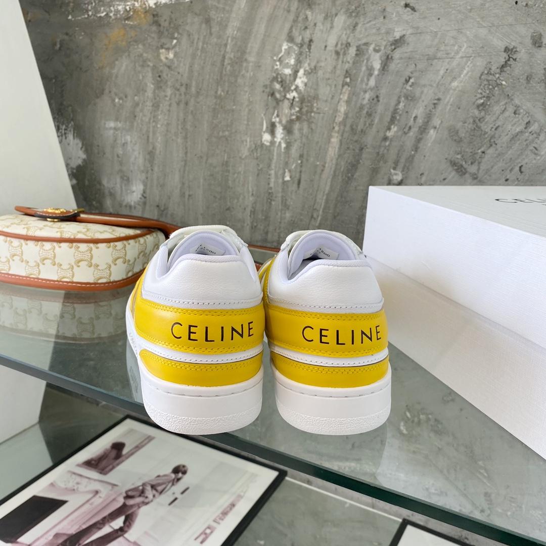 Celine Trainer Low Lace-Up Sneaker In Calfskin - EUR FASHION