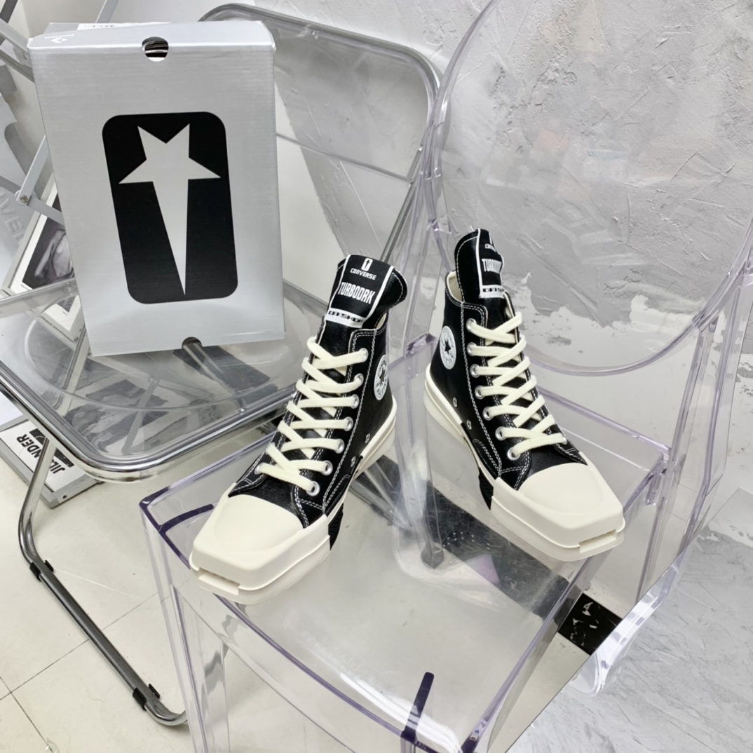 Rick Owens x Converse x  Drkshdw Turbodrk Sneakers - EUR FASHION