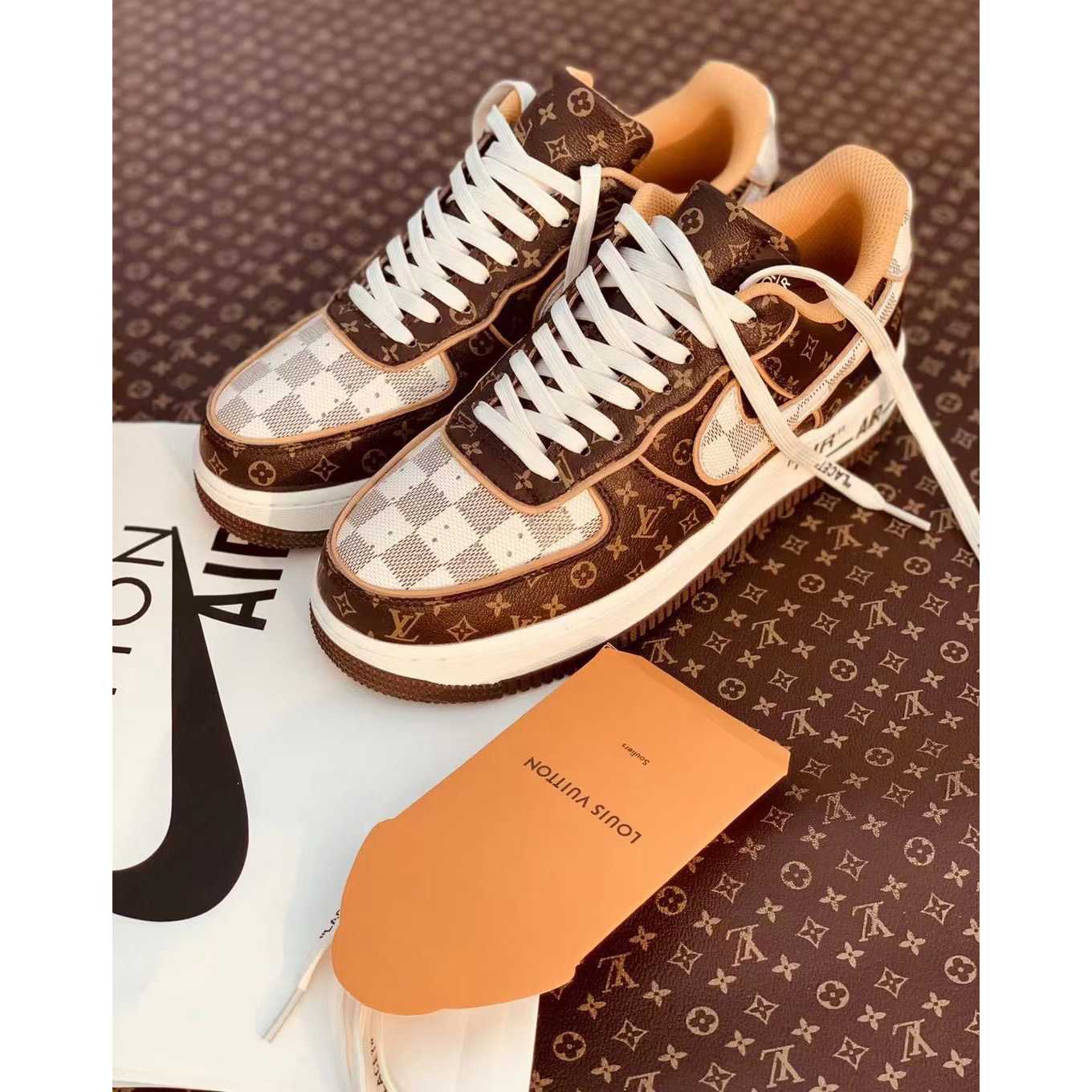 Louis Vuitton x Nike Air Force 1 Sneaker(Upon UK Size) - EUR FASHION