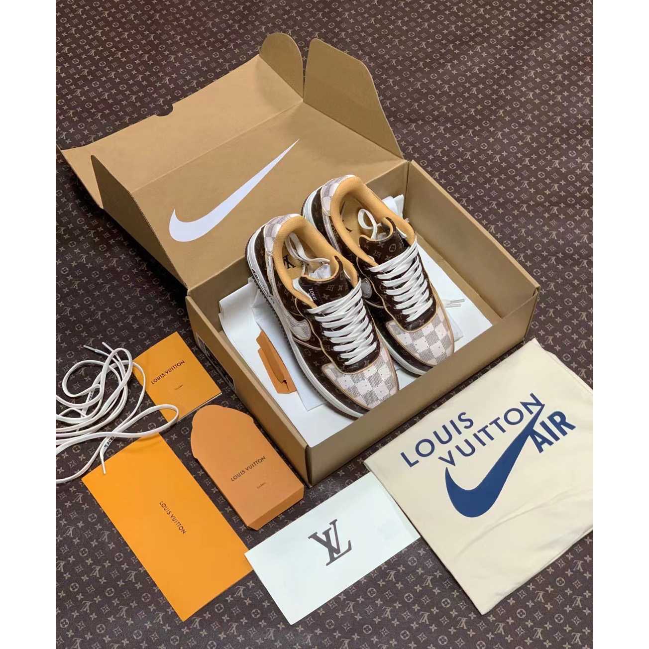 Louis Vuitton x Nike Air Force 1 Sneaker(Upon UK Size) - EUR FASHION