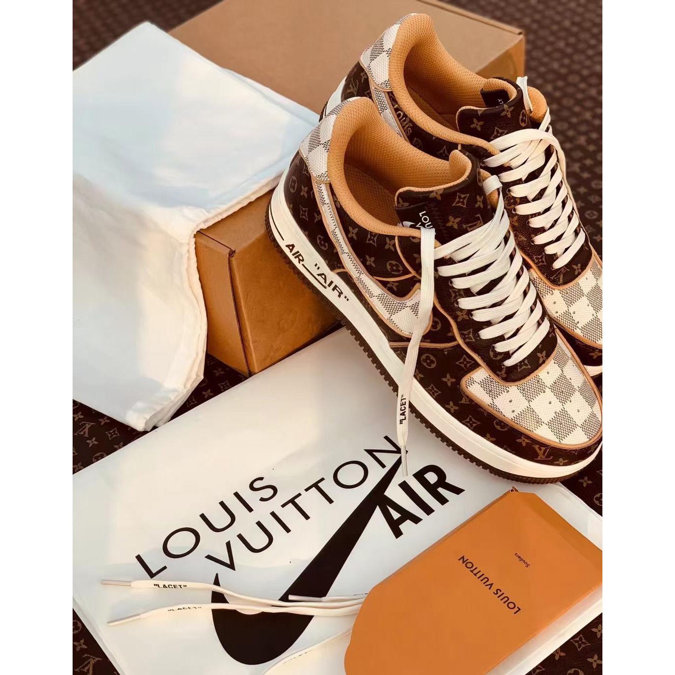 Louis Vuitton x Nike Air Force 1 Sneaker(Upon UK Size) - EUR FASHION