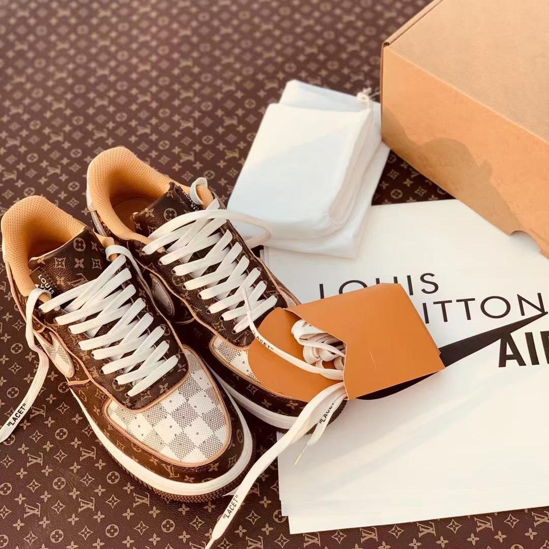 Louis Vuitton x Nike Air Force 1 Sneaker(Upon UK Size) - EUR FASHION