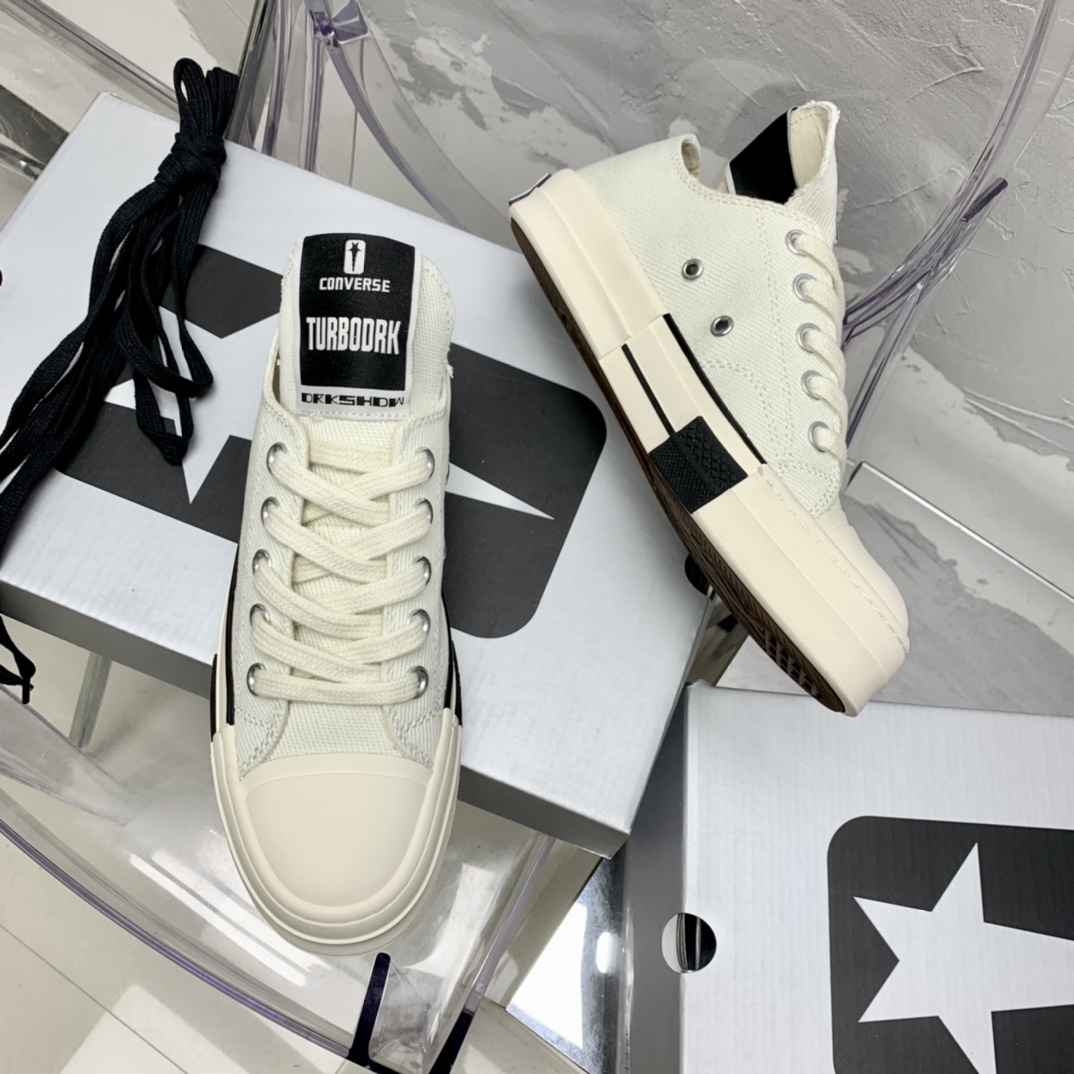 Rick Owensx Converse x  Drkshdw Drkstar Hi Sneakers - EUR FASHION