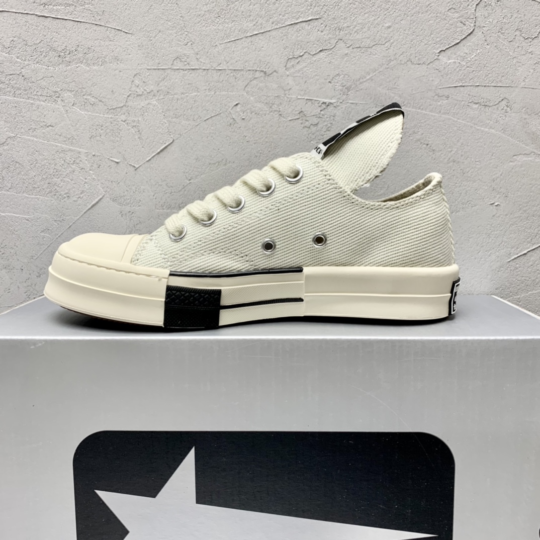 Rick Owensx Converse x  Drkshdw Drkstar Hi Sneakers - EUR FASHION