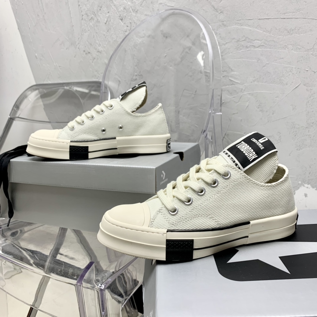 Rick Owensx Converse x  Drkshdw Drkstar Hi Sneakers - EUR FASHION