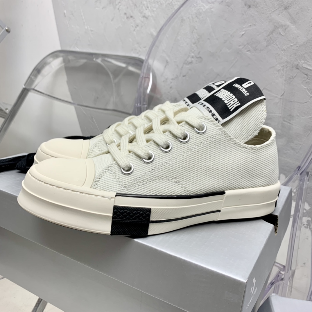 Rick Owensx Converse x  Drkshdw Drkstar Hi Sneakers - EUR FASHION