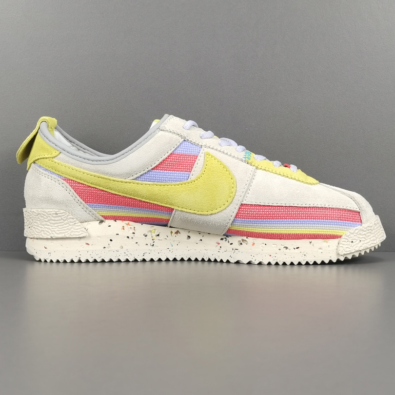 Union LA x Nike Cortez SP ＂Lemon Frost＂Sneaker     DR1413-100  - EUR FASHION