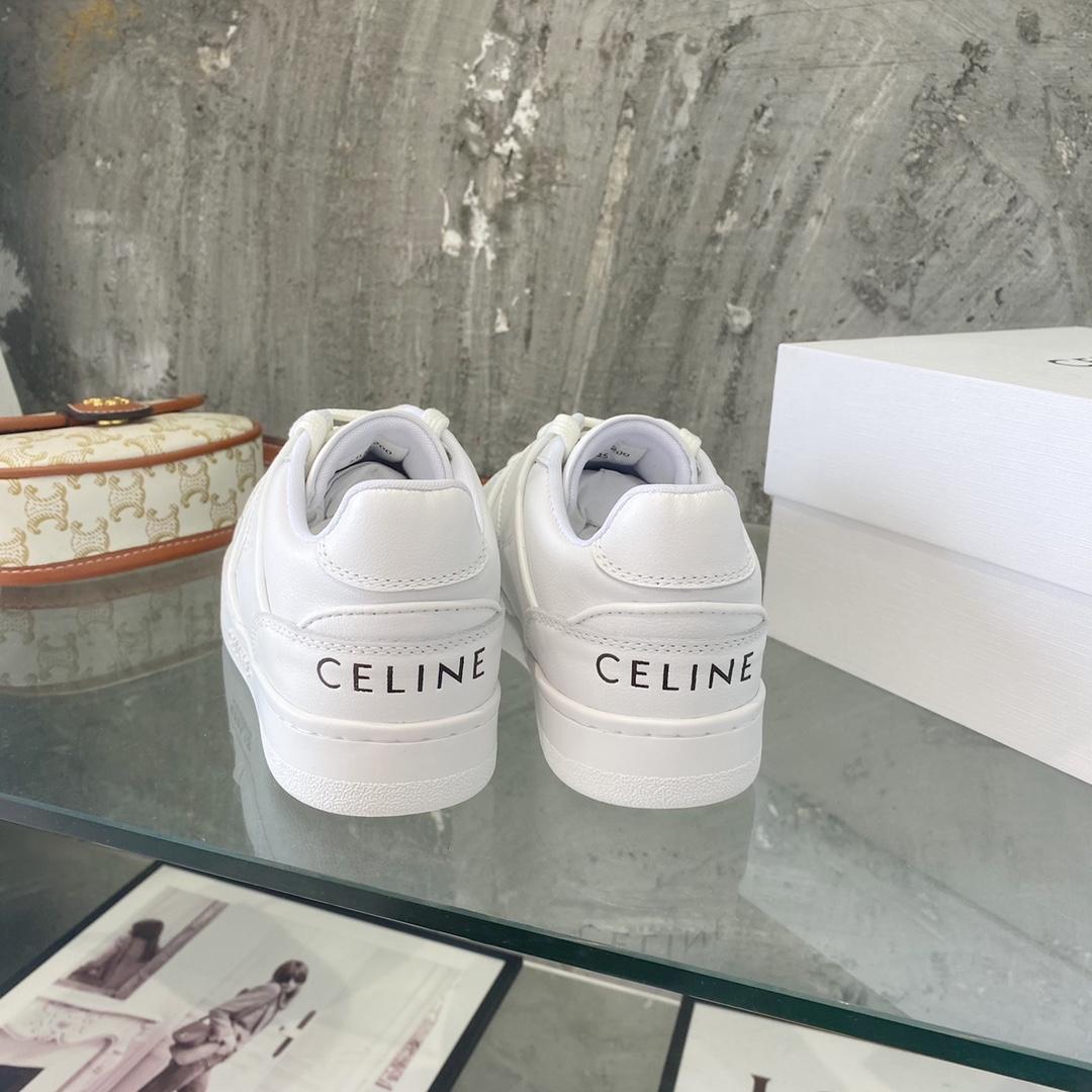 Celine Trainer Low Lace-Up Sneaker In Calfskin - EUR FASHION