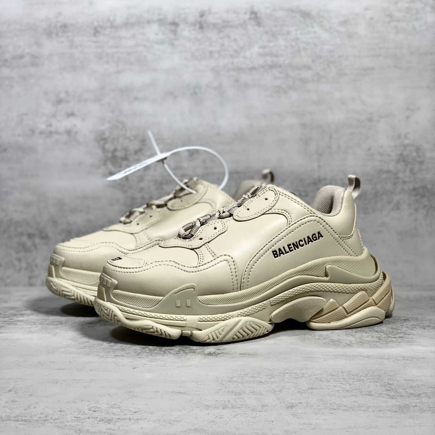 Balenciaga Triple S Sneaker In Beige Technical Material - EUR FASHION